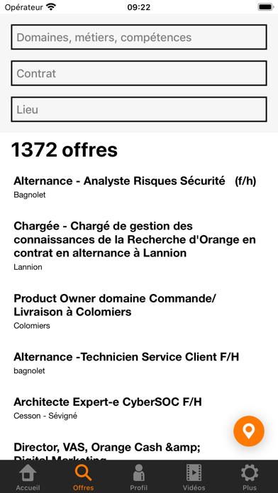 Screenshot #2 pour Orange Jobs