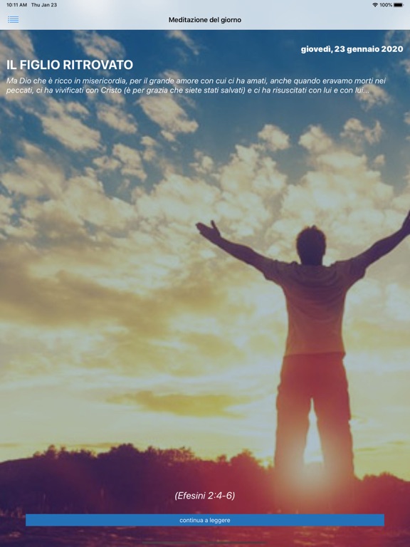 Parole di Vita iPad screenshot 2 - Entertainment app