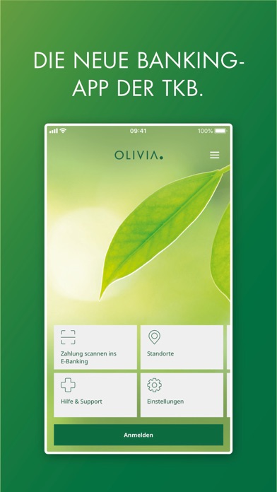 OLIVIA Mobile Banking TKB Screenshot