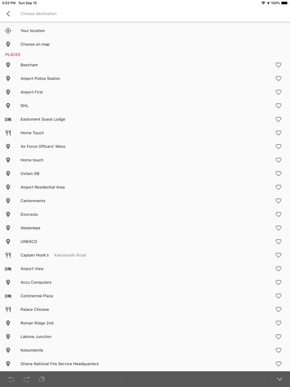 Trotro iPad screenshot 4 - Navigation app