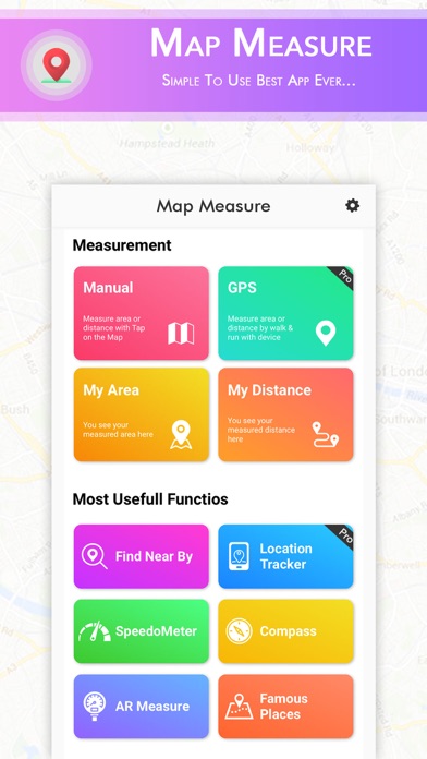 Map Measure:GeoMap Calculator Screenshot