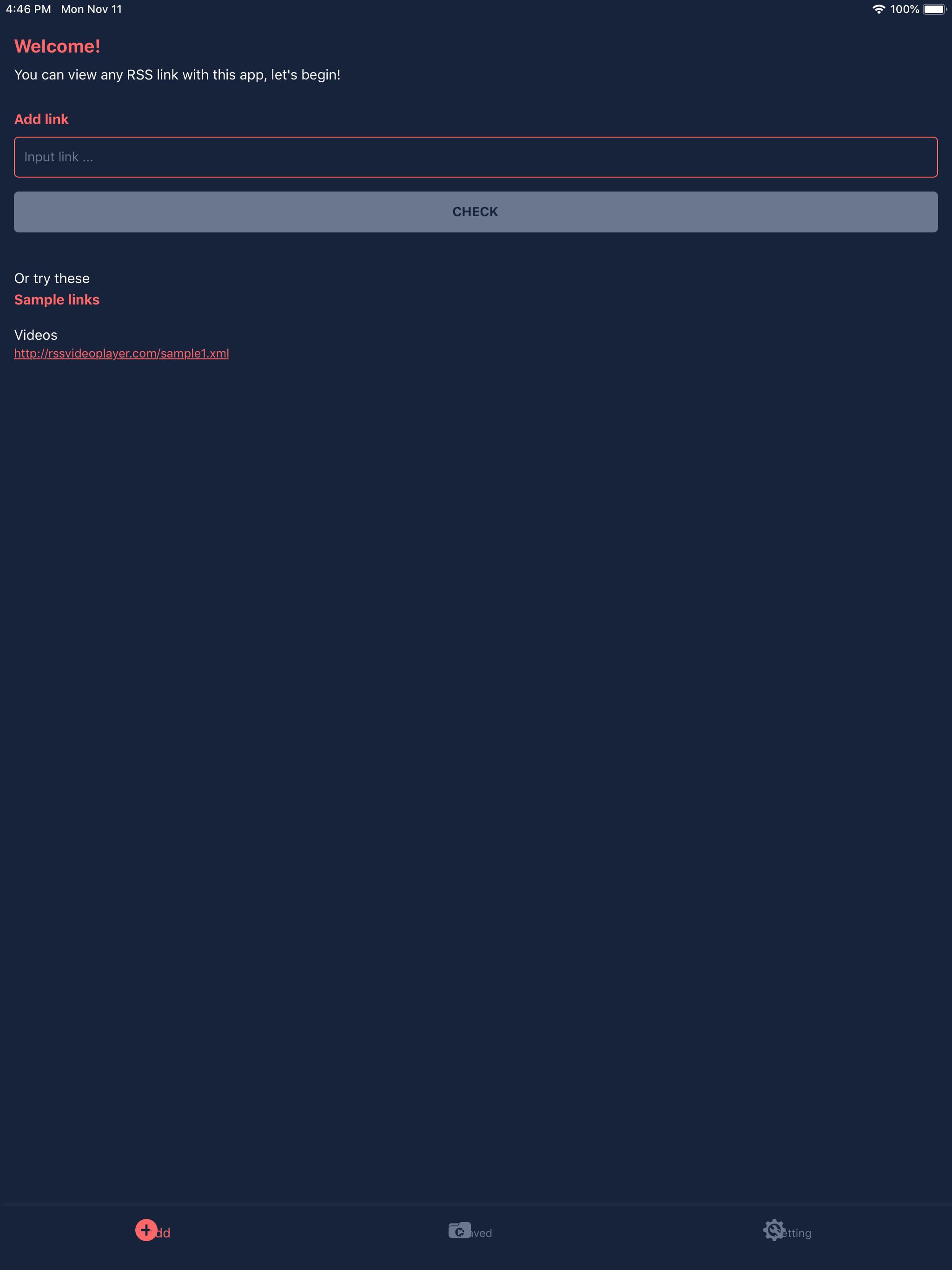 RSS Media Viewer