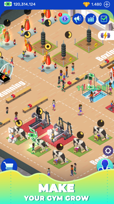 Idle Fitness Gym Tycoon - Game screenshot 4