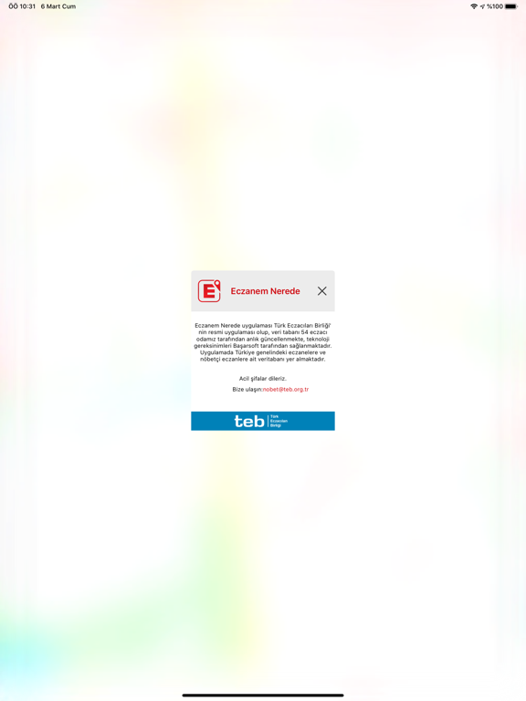 Eczanem Nerede iPad screenshot 7 - Medical app