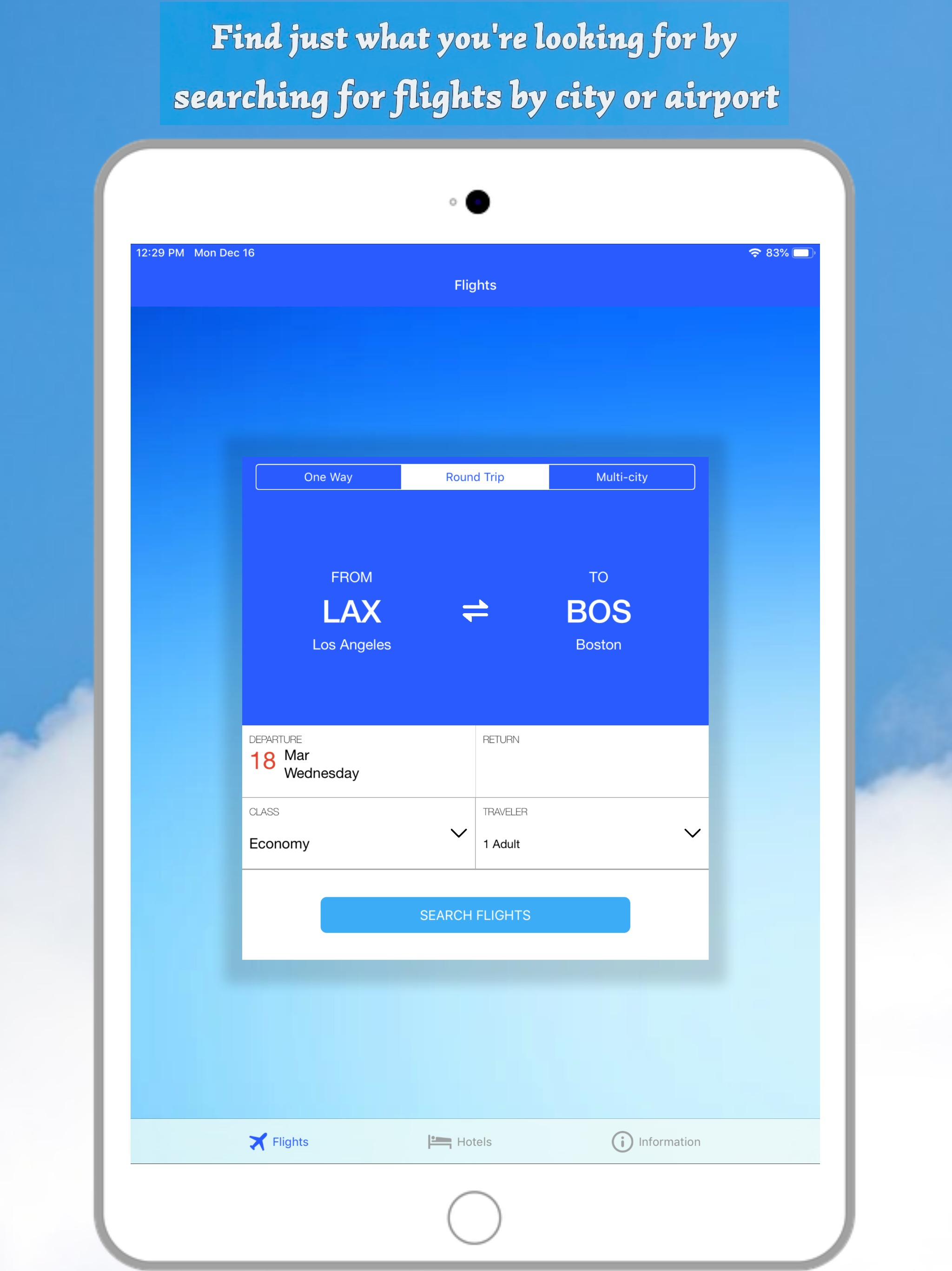 Find Airlines Flights