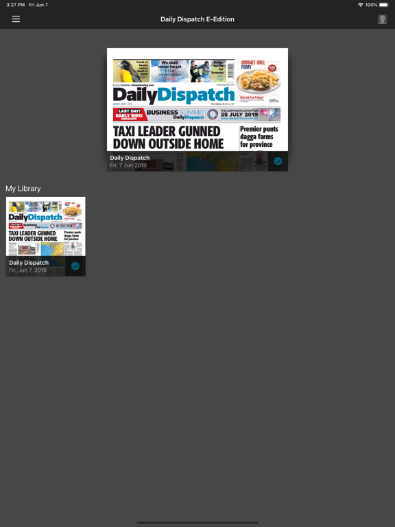 Daily Dispatch E-Edition iPad screenshot 5 - News app