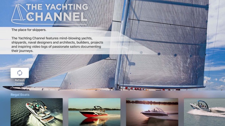 Screenshot #1 pour The Yachting Channel