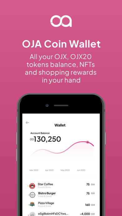 OJA Coin (OJX) Wallet screenshot 2