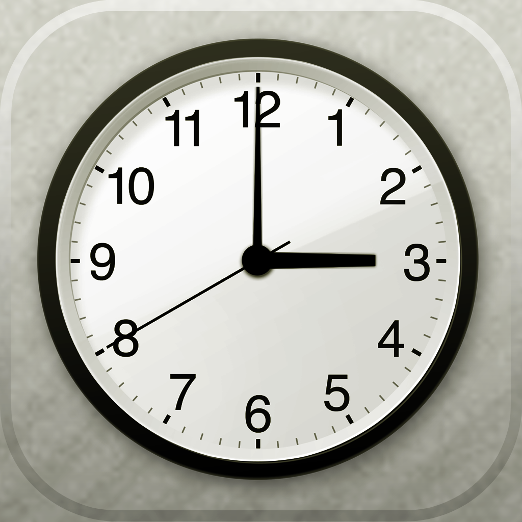 「Analog Clock HD シンプル時計」 iPadアプリ APPLION