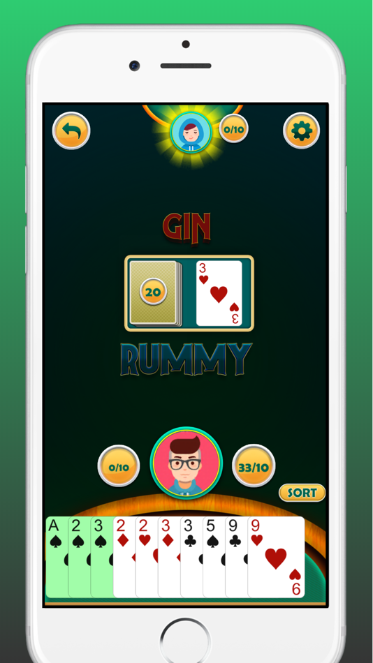 #5. Gin Rummy Offline Card Game (iOS) 由: Sandip Vala