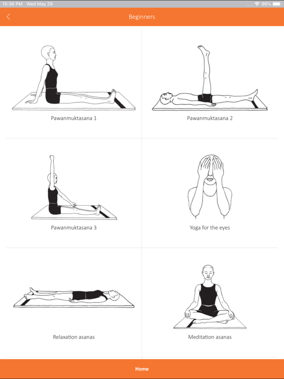 Asana Pranayama Mudra Bandha iPad screenshot 3 - Education app