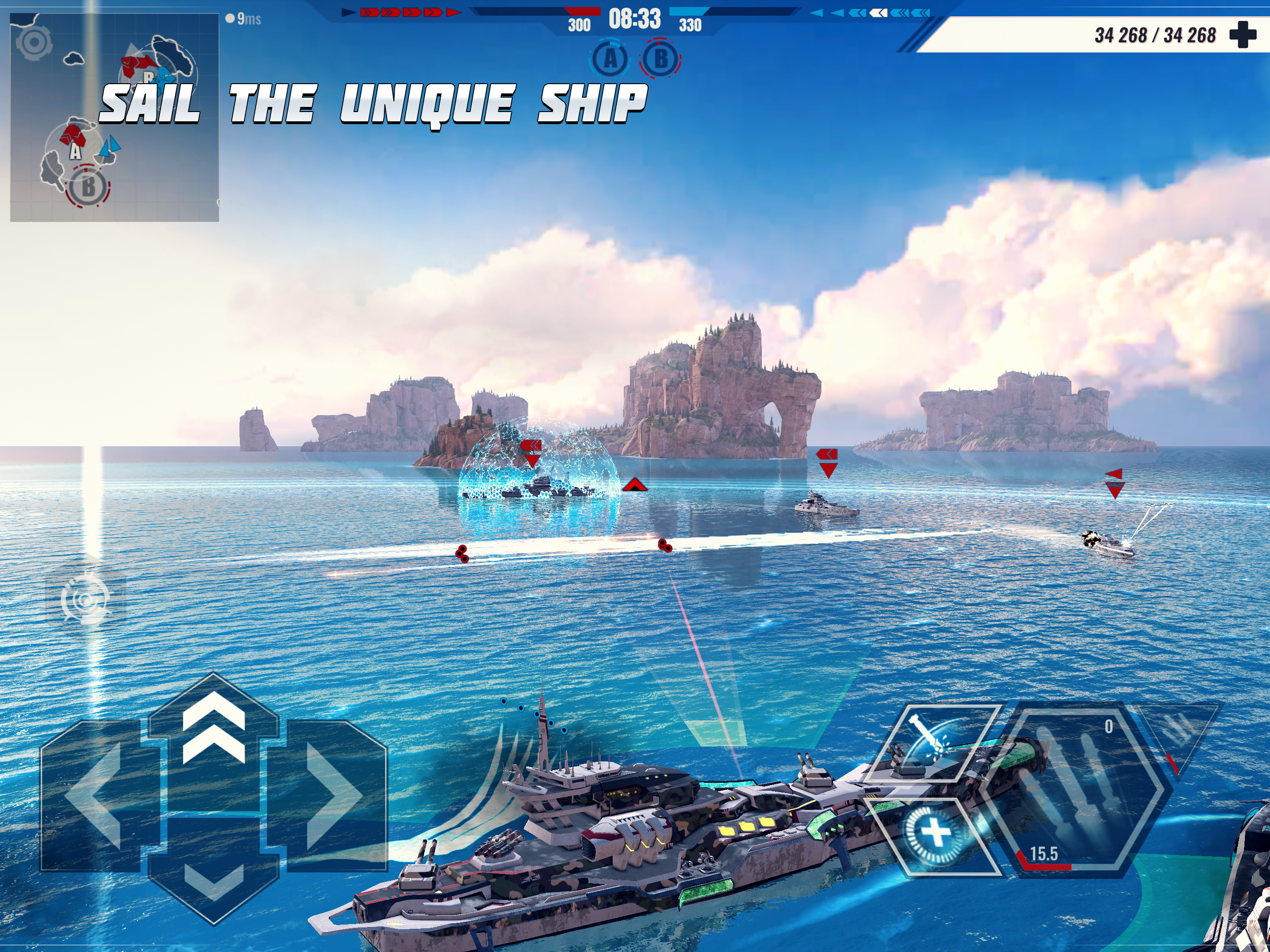 Pacific Warships: War Shooter screenshot 8