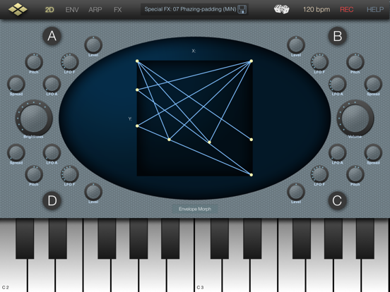 Cube Synth iPad app afbeelding 1
