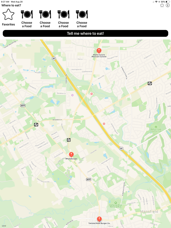 Where to eat? iPad screenshot 4 - Food & Drink app