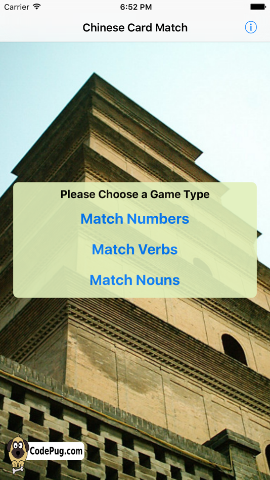 #1. Chinese Card Match (iOS) 由: Nicholas Exner