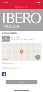 IBERO PUEBLA Eventos screenshot #3 for iPhone