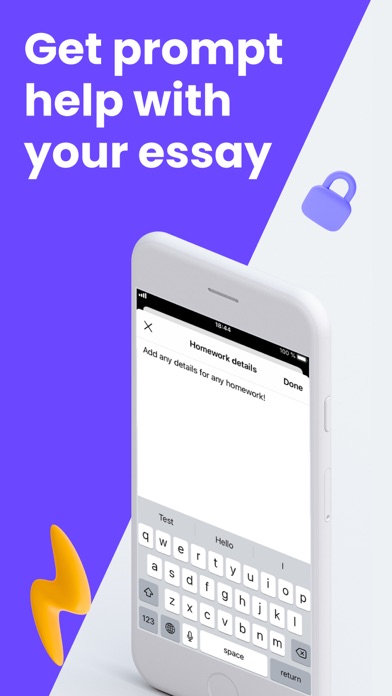 Fast HW — College Writing App Screenshot