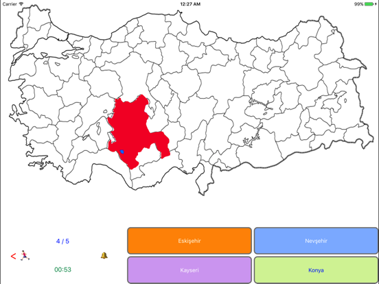 Screenshot #6 pour Harita Yapboz Şehir Bulma Oyun