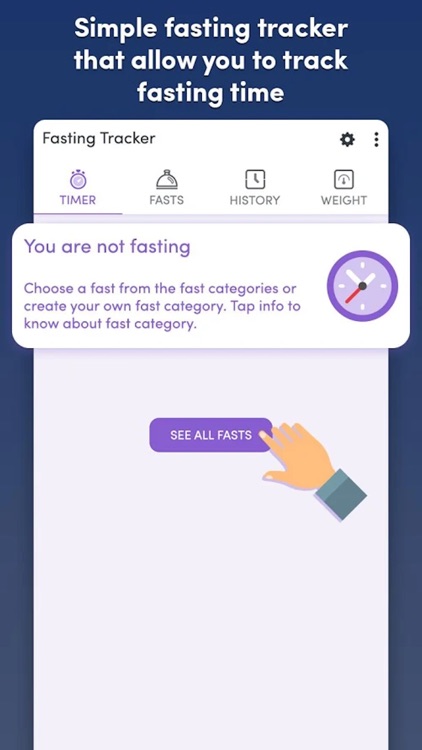 Fasting Tracker - Track fast