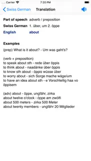 swiss german dictionary iphone bildschirmfoto 3