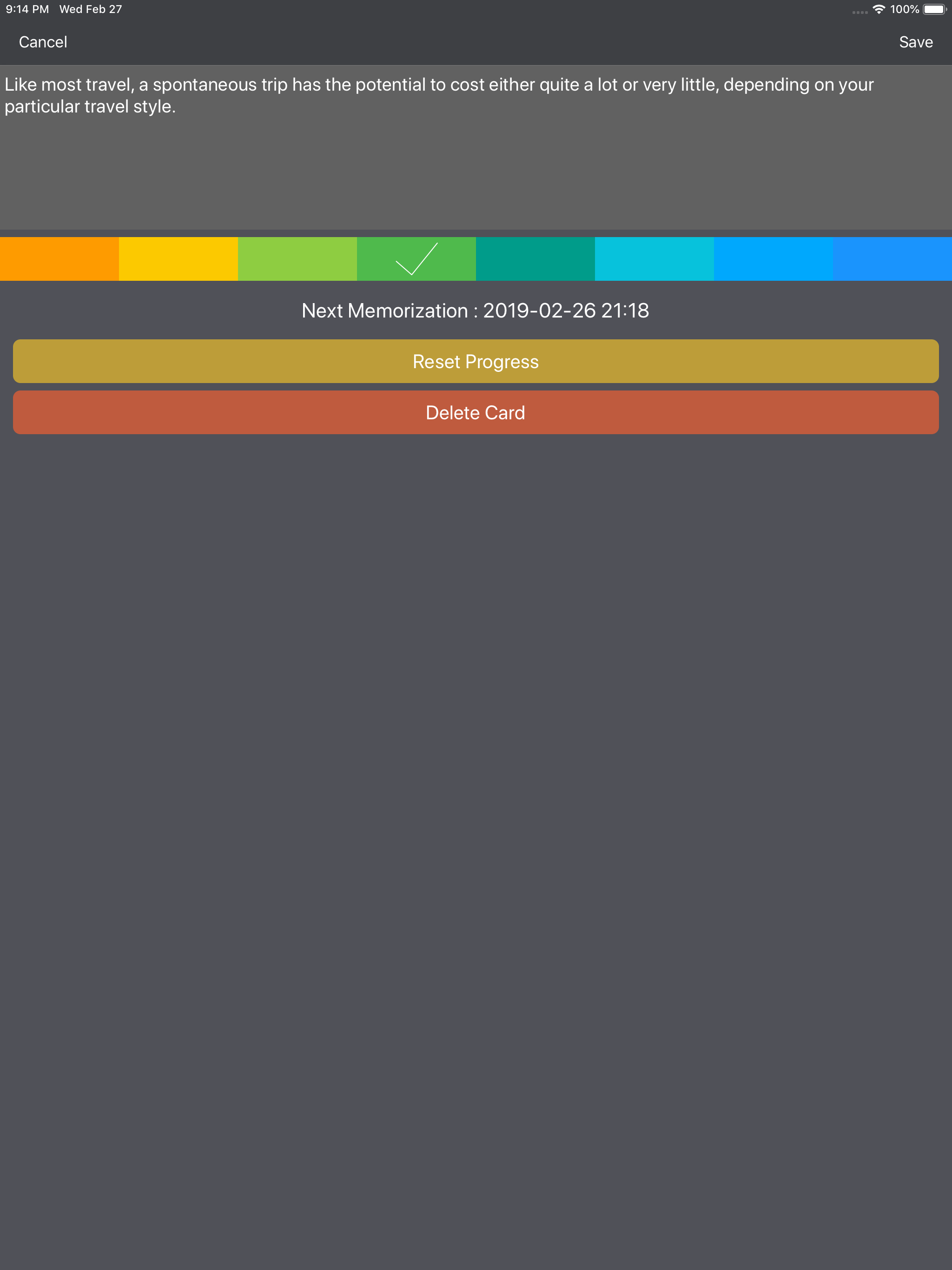 MemCards - Memorization Tool