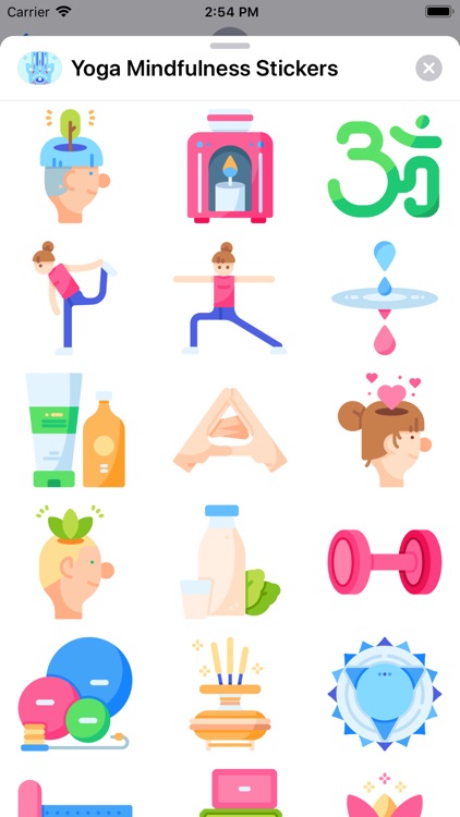 Yoga Mindfulness Stickers