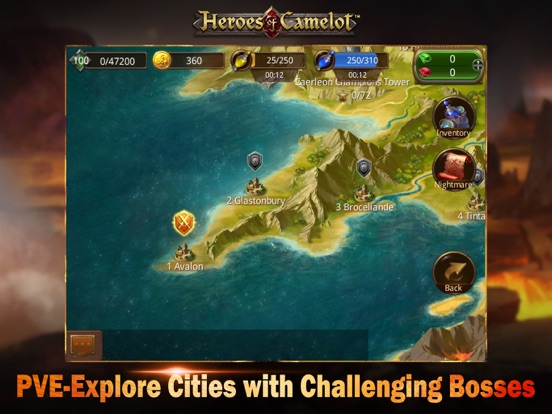 Heroes of Camelot iPad app afbeelding 7