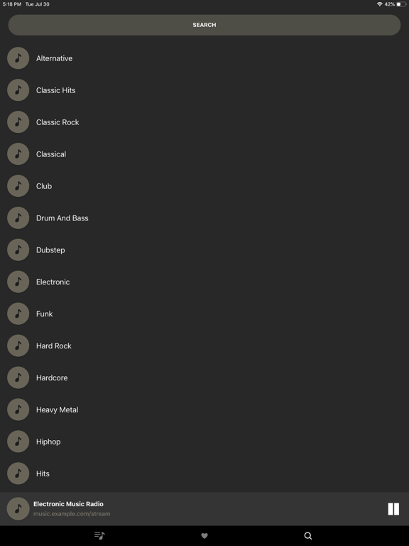 Tune Hunter iPad screenshot 2 - Music app