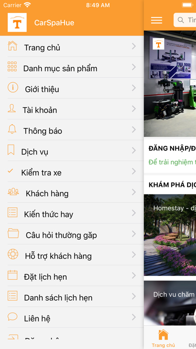 CarSpa Huế screenshot 2