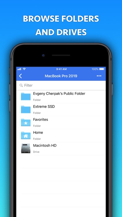 Remote Drive & File Browser