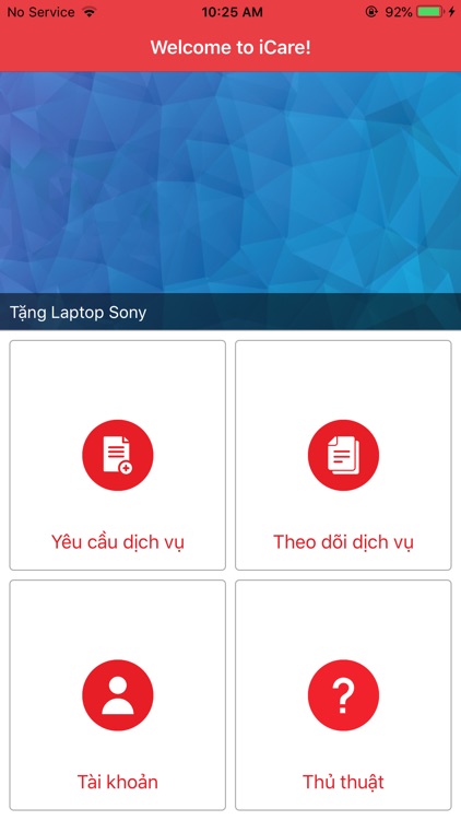 iCare Center - Đặt Dịch Vụ