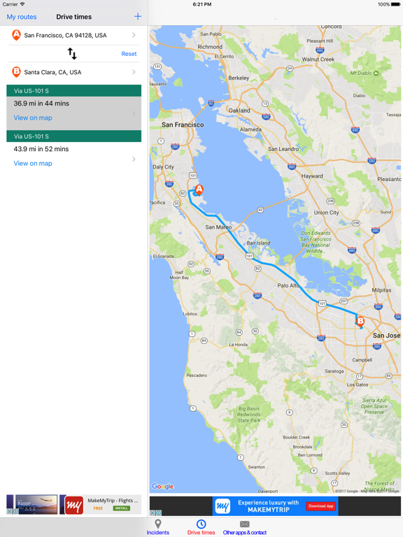 Screenshot #4 pour Bay Area Traffic Monitor