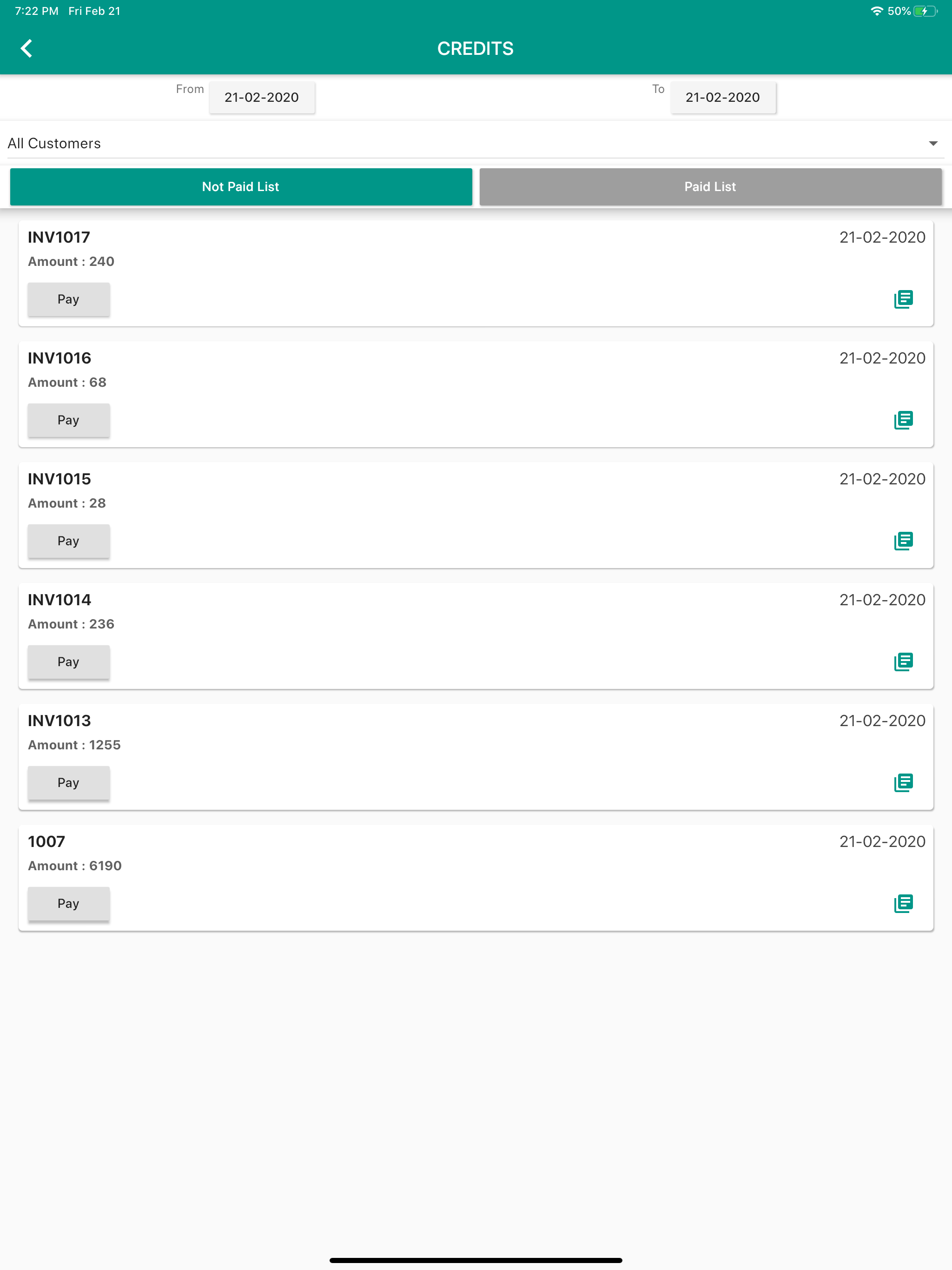 Billing App