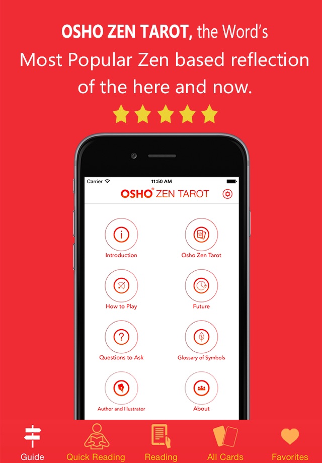 Osho Zen Tarot screenshot 3