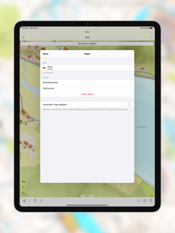 Screenshot #6 pour Topo kart - Norge