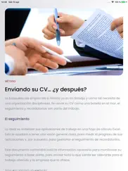 consejos para un cv exitoso ipad capturas de pantalla 3