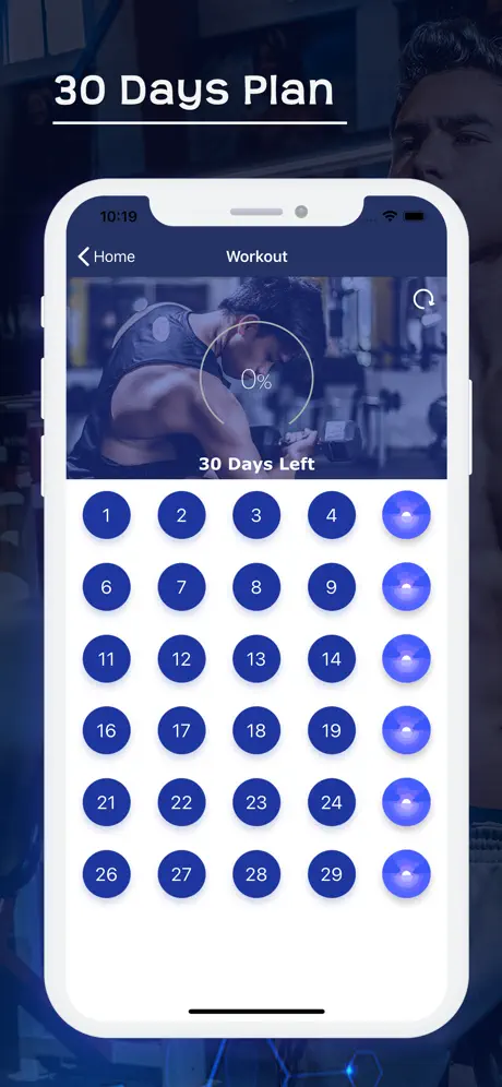 30 Day Home Workout & Fitness