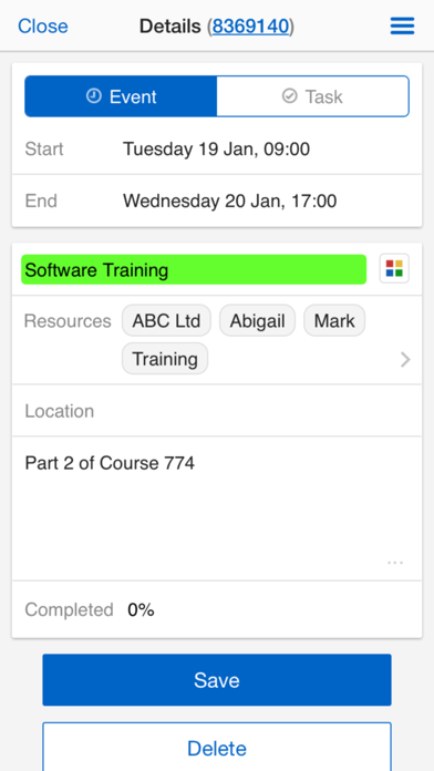 Schedule it Resource Planner Screenshot
