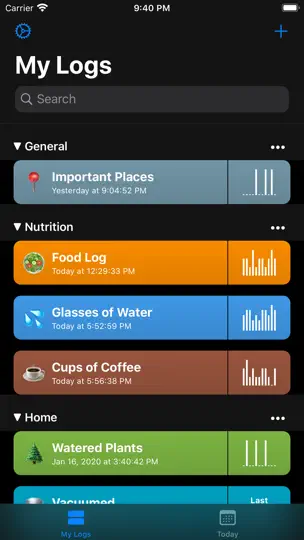 Captura de pantalla de Elogy en iPhone 2