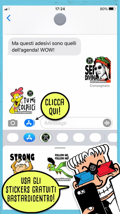 Bastardidentro Stickers