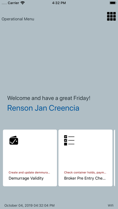 App screenshot