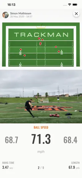 Game screenshot TrackMan Football Sharing hack