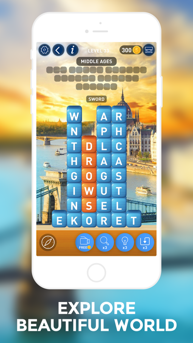 Word City Travel: Word Puzzle Screenshot