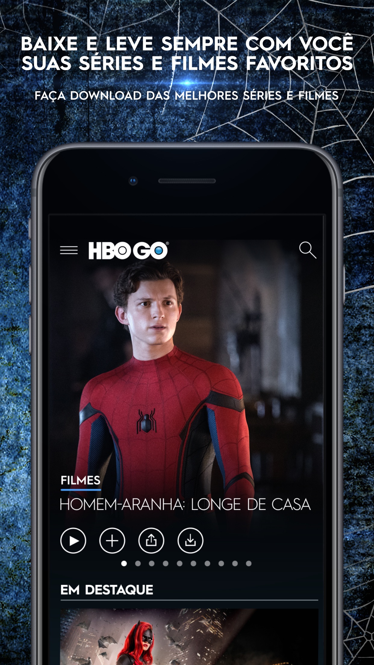 Screenshot do app HBO GO ®