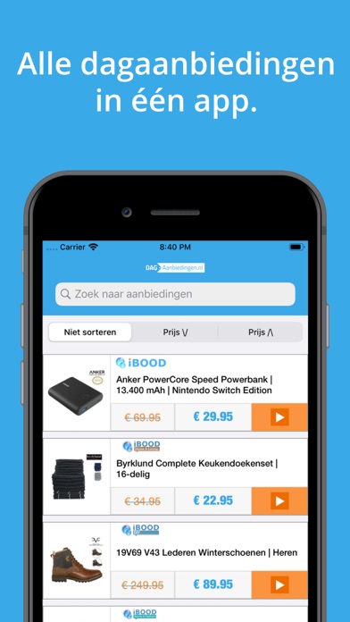 Screenshot #1 pour Dagaanbiedingen: Aanbiedingen