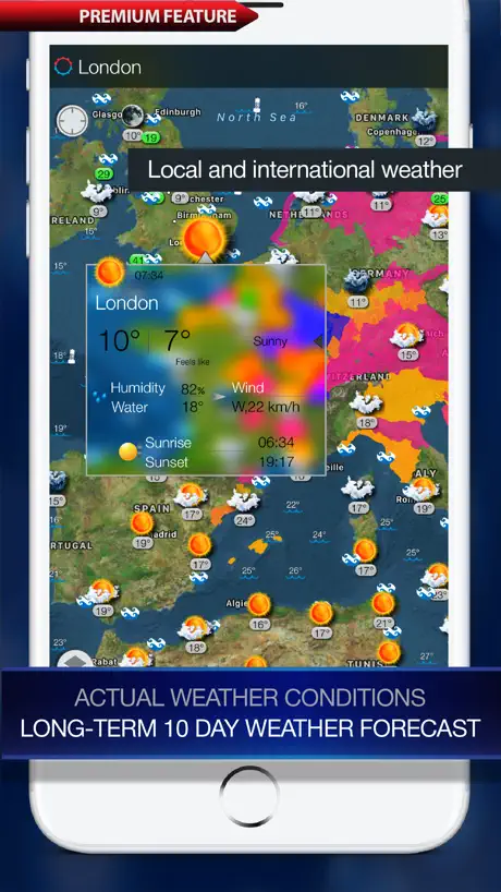 Weather Alert Map Europe