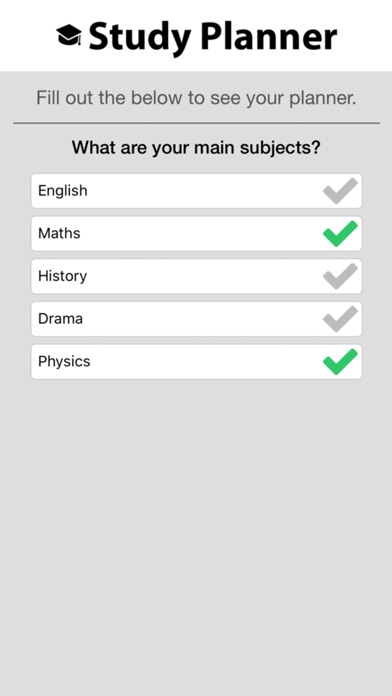 Screenshot #1 pour Scroll Study Planner