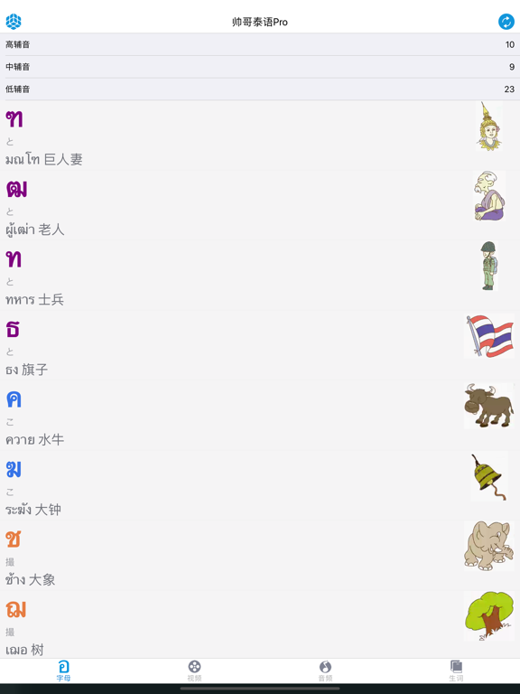 Screenshot #4 pour 帅哥泰语Pro-零基础直达中级