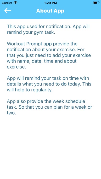 Workout Prompt