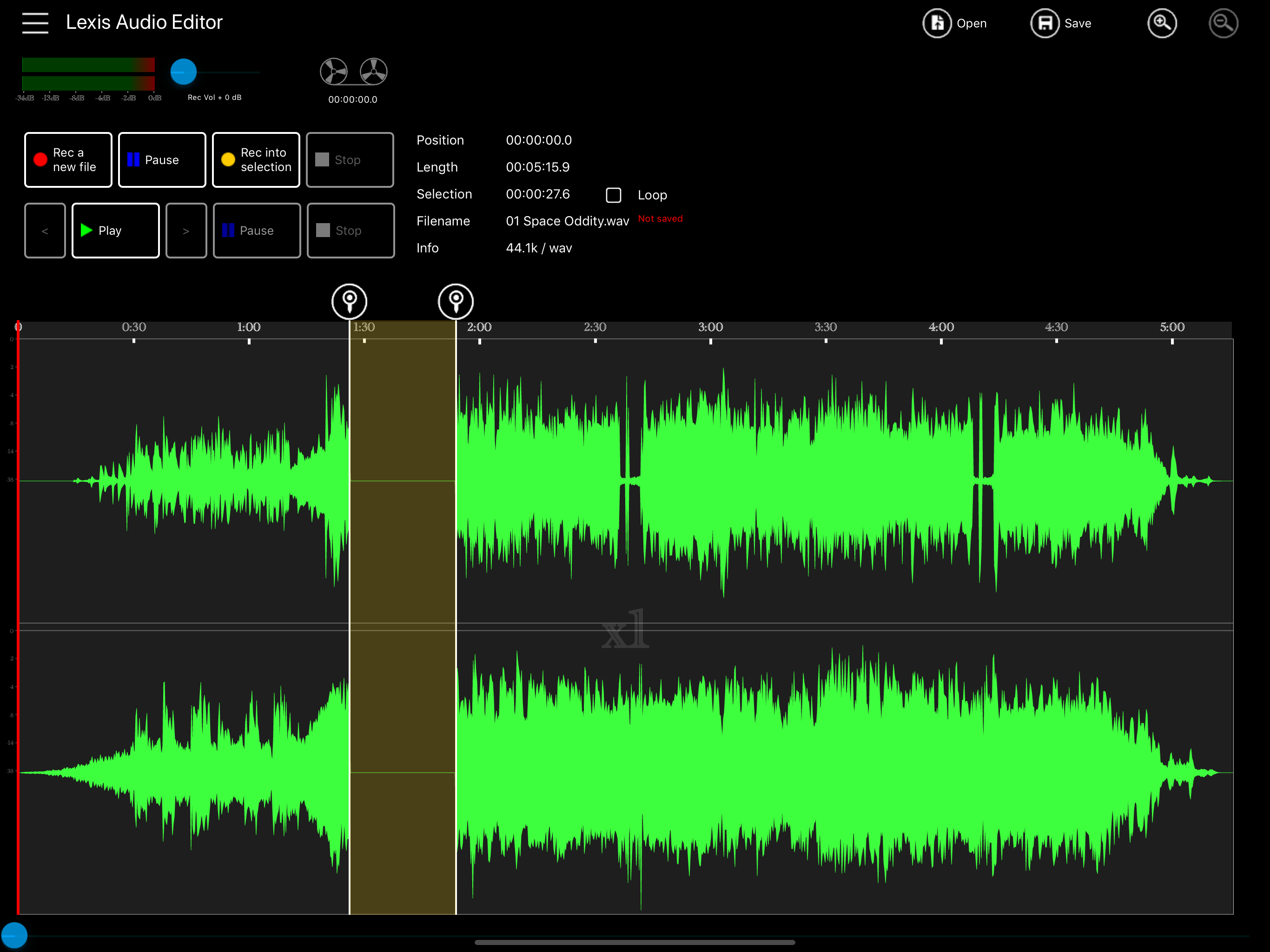 Lexis Audio Editor